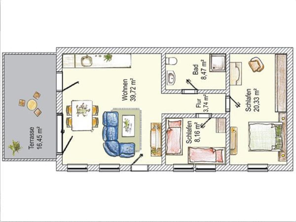 Bellevue-App-11 Apartment Heringsdorf  Ngoại thất bức ảnh